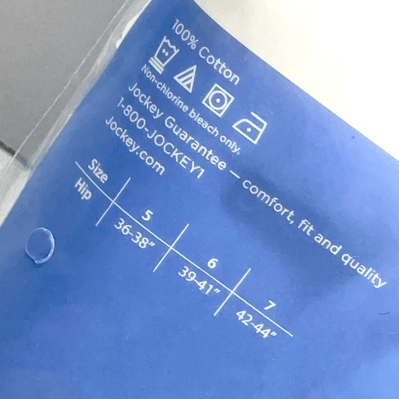 Jockey Elance Womens Panties Covered Waistband New - Picture 9 of 11